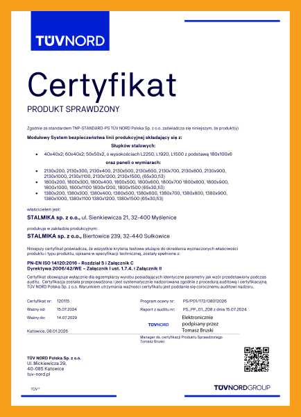 Stalmika-safety-certyfikat-produkt-sprawdzony-TUV